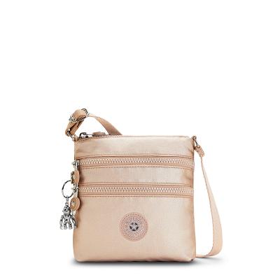 Bolsos Bandolera Kipling Alvar Extra Small Dorados Metal | MXKi1498U