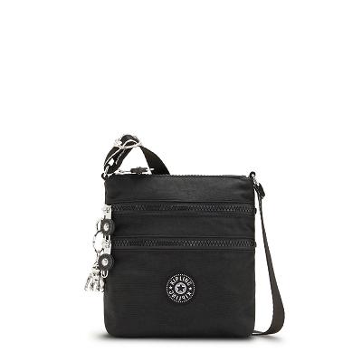 Bolsos Bandolera Kipling Alvar Extra Small Negros Blancos | MXKi1502S