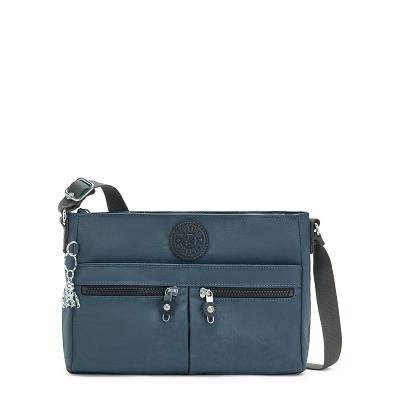 Bolsos Bandolera Kipling New Angie Azul Marino Grises | MXKi1661G