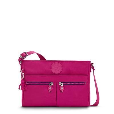 Bolsos Bandolera Kipling New Angie Rosas Fucsia | MXKi1659S