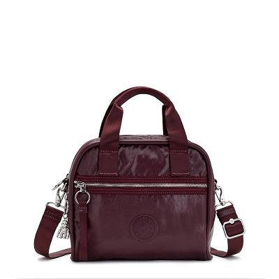 Bolsos Metalicas Kipling Hadya Vino Metal | MXKi1817W