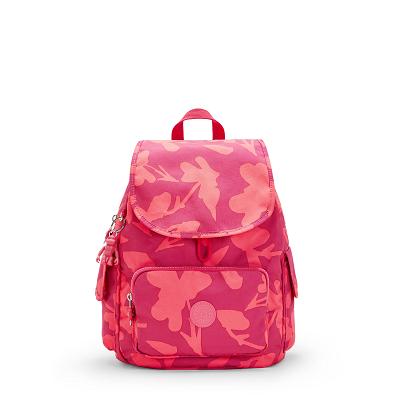 Mochilas De Viaje Kipling City Pack Small Coral Flores | MXKi1400K