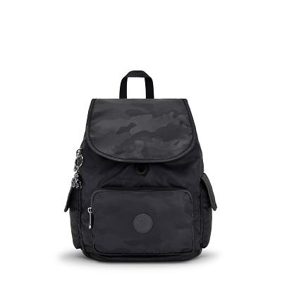 Mochilas Kipling City Pack Small Negros Camuflados | MXKi1222Z