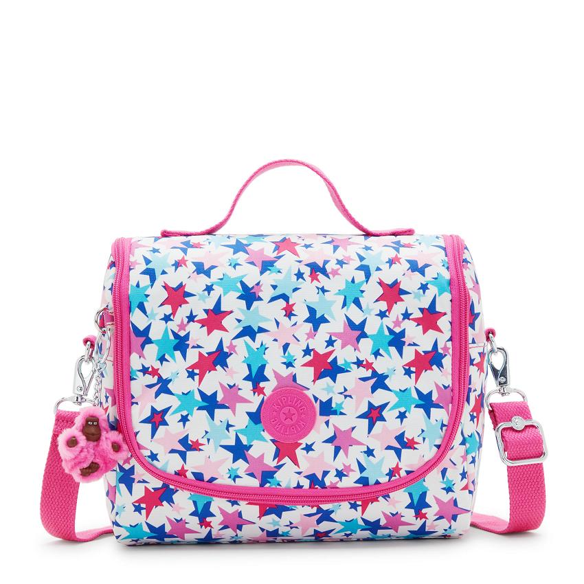 Bolsa De Comida Kipling New Kichirou Azules Rosas | MXKi2122Z