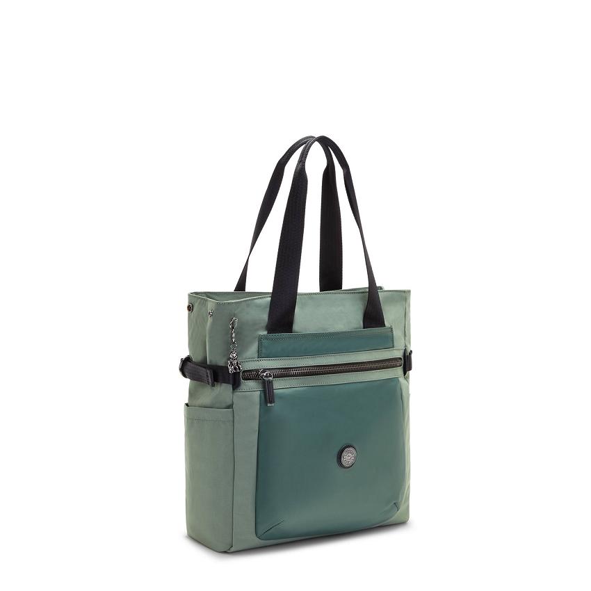 Bolso Notebook Kipling Faiza Verdes | MXKi1714U