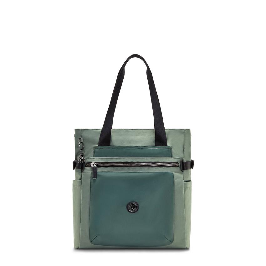 Bolso Notebook Kipling Faiza Verdes | MXKi1714U