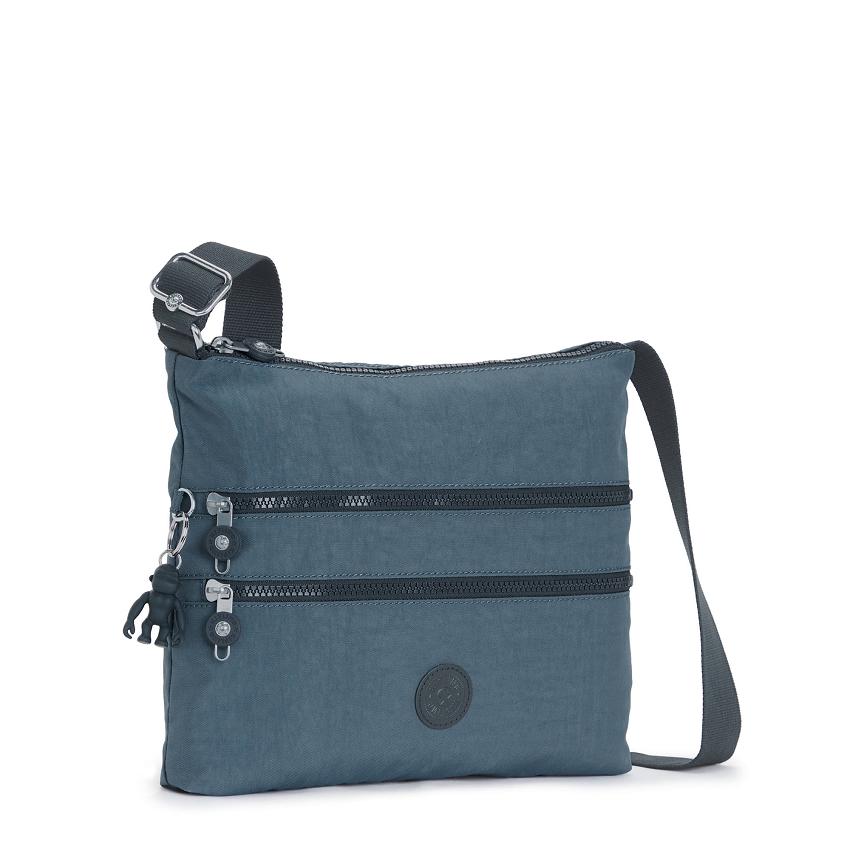 Bolsos Bandolera Kipling Alvar Azul Marino Grises | MXKi1491J