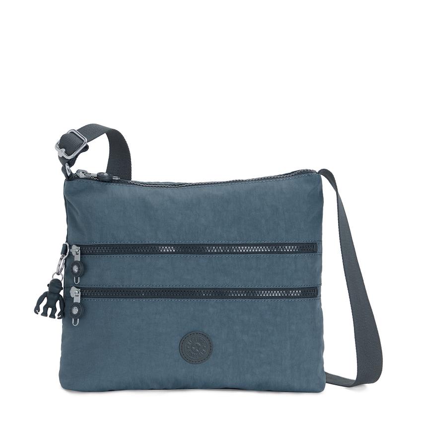 Bolsos Bandolera Kipling Alvar Azul Marino Grises | MXKi1491J