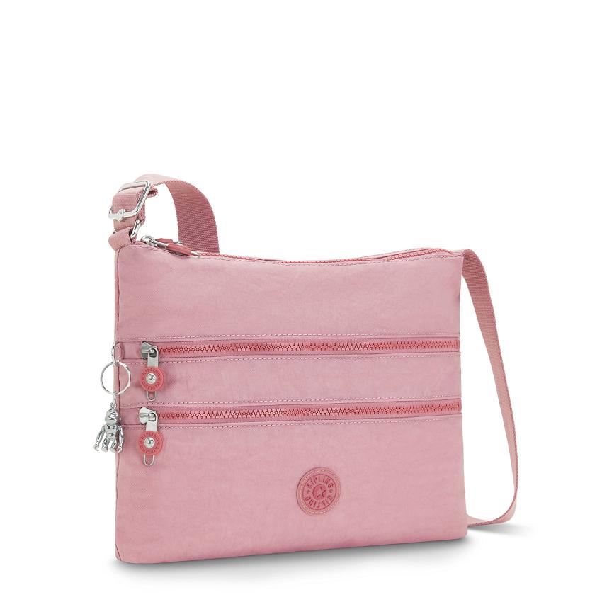 Bolsos Bandolera Kipling Alvar Lavanda Rosas | MXKi1496T