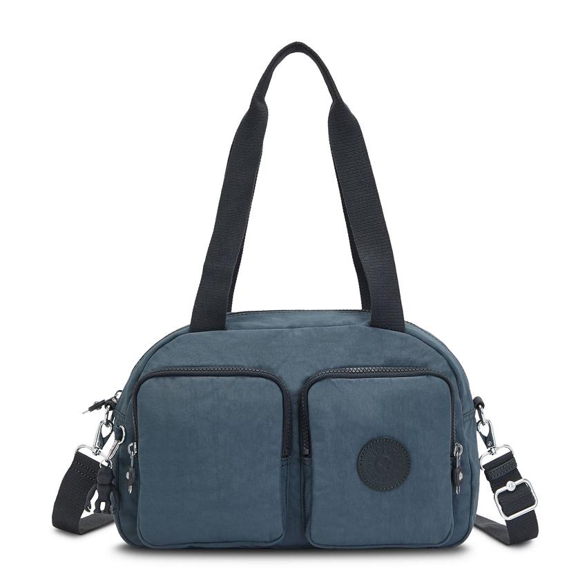 Bolsos Bandolera Kipling Cool Defea Azul Marino Grises | MXKi1539A