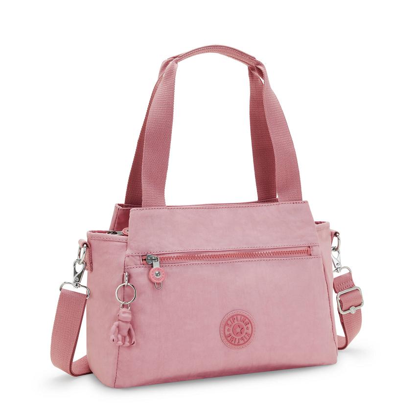 Bolsos Bandolera Kipling Elysia Lavanda Rosas | MXKi1560G