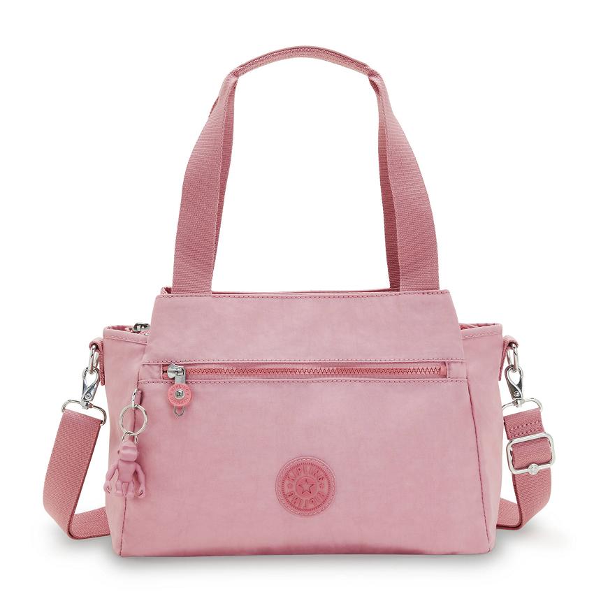 Bolsos Bandolera Kipling Elysia Lavanda Rosas | MXKi1560G