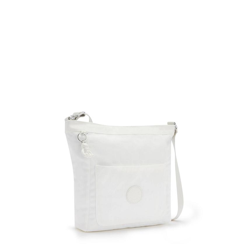 Bolsos Bandolera Kipling Erasmo Blancos | MXKi1566E