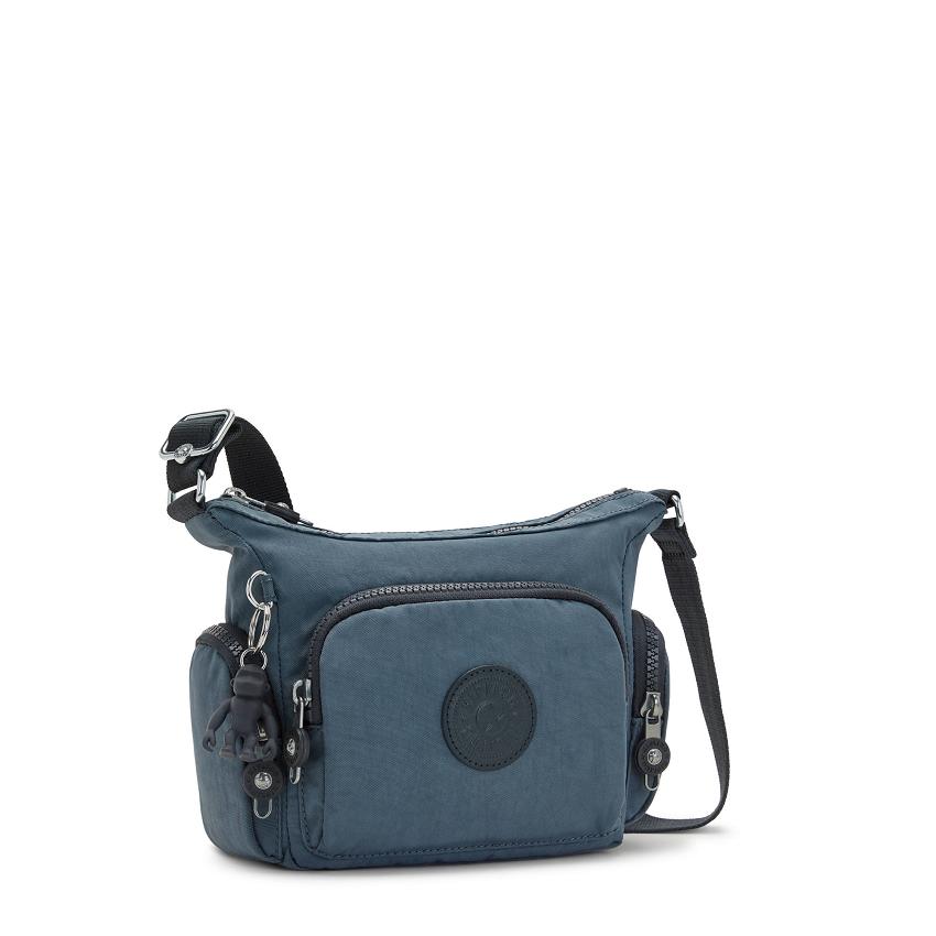 Bolsos Bandolera Kipling Gabbie Mini Azul Marino Grises | MXKi1577D