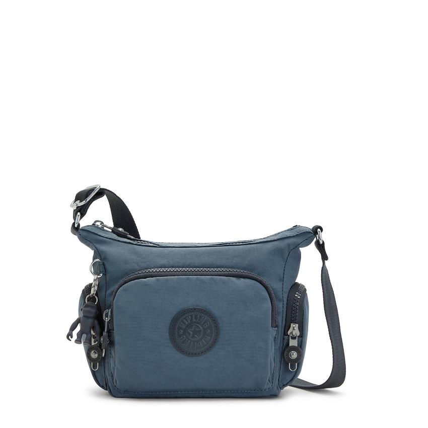 Bolsos Bandolera Kipling Gabbie Mini Azul Marino Grises | MXKi1577D