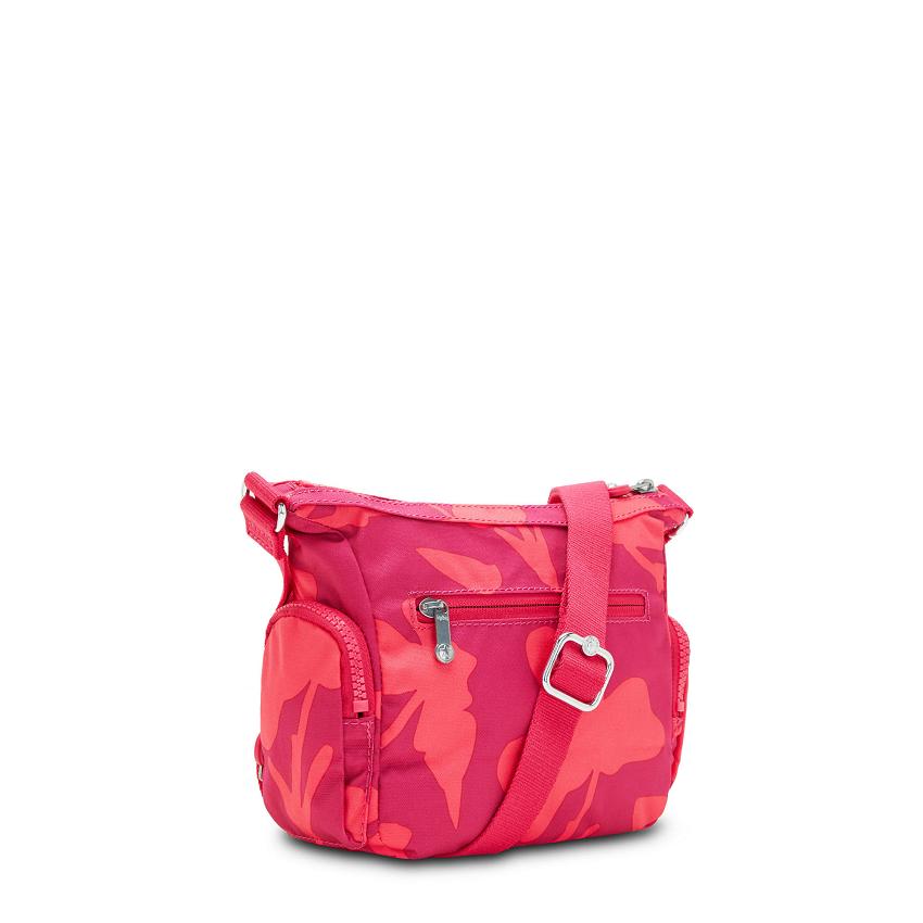 Bolsos Bandolera Kipling Gabbie Mini Coral Flores | MXKi1584O