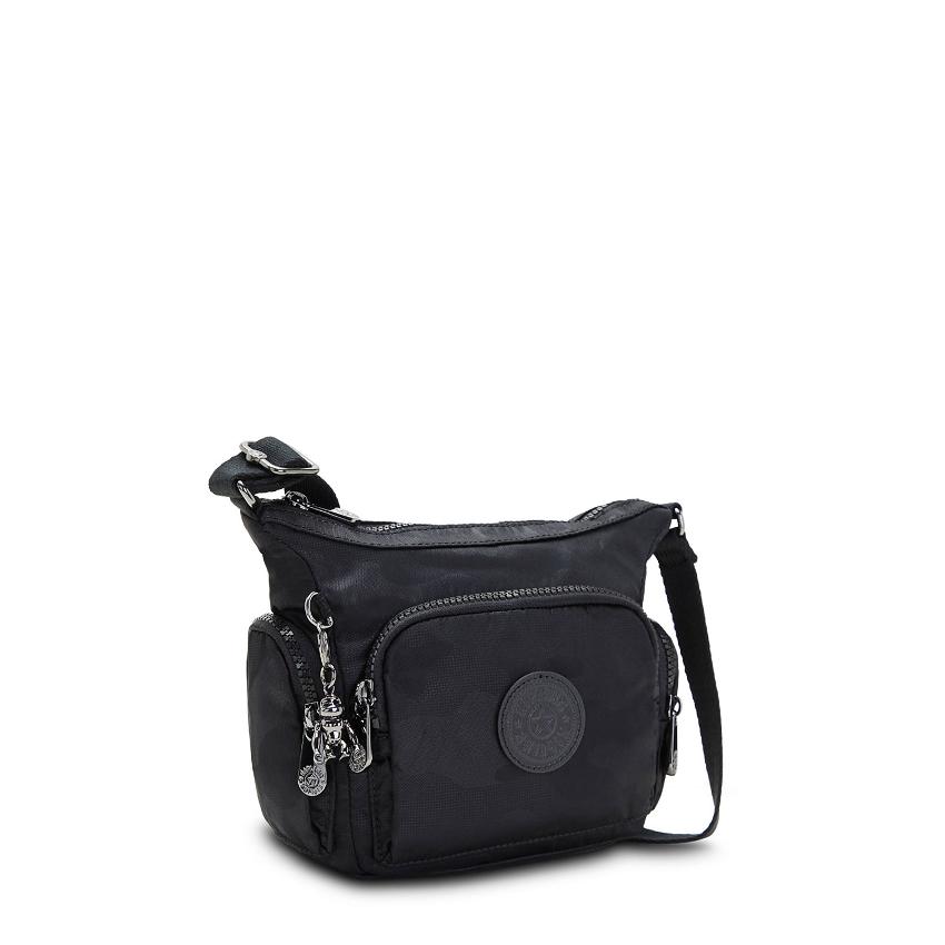 Bolsos Bandolera Kipling Gabbie Mini Negros Camuflados | MXKi1579J