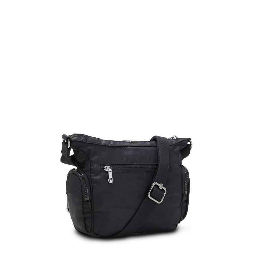 Bolsos Bandolera Kipling Gabbie Mini Negros Camuflados | MXKi1579J