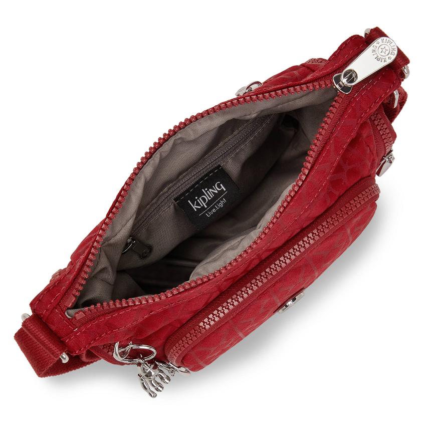 Bolsos Bandolera Kipling Gabbie Mini Rojos | MXKi1580K