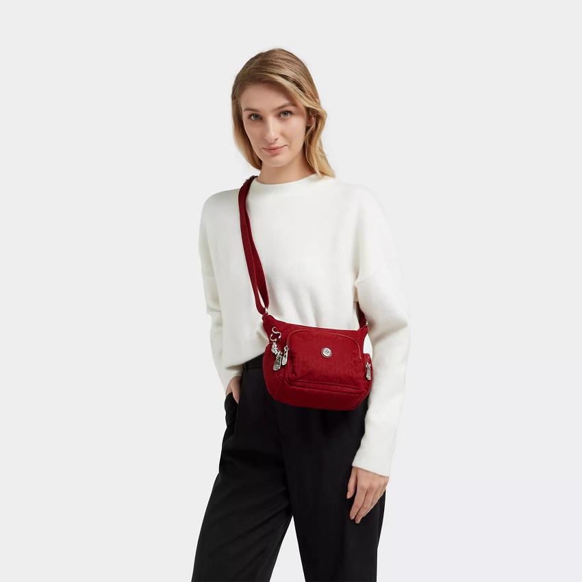 Bolsos Bandolera Kipling Gabbie Mini Rojos | MXKi1580K