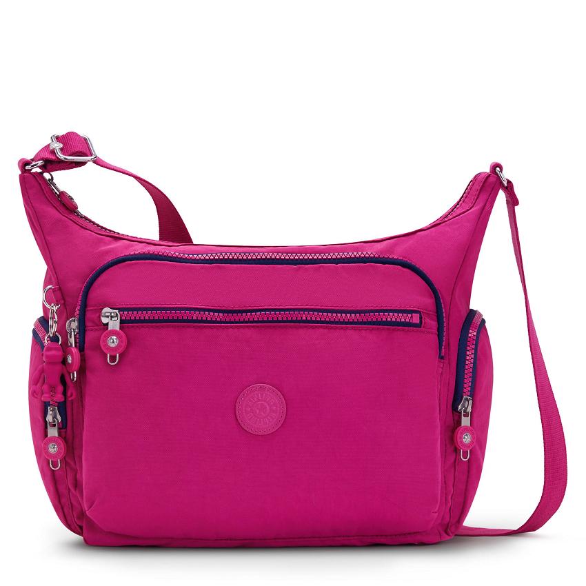 Bolsos Bandolera Kipling Gabbie Rosas Fucsia | MXKi1573A