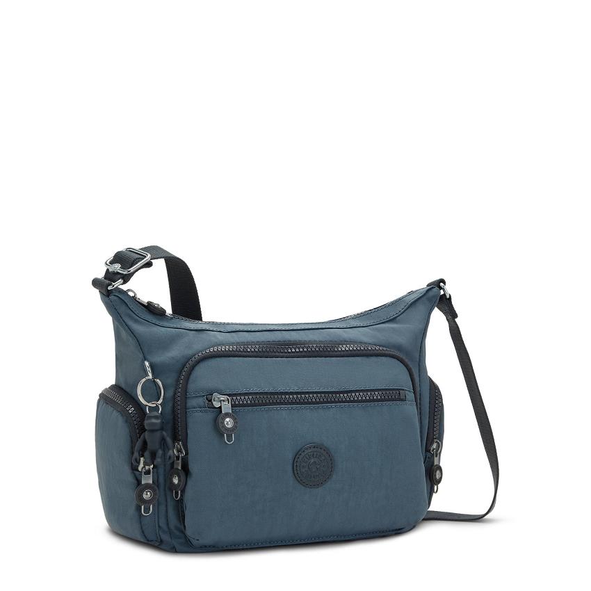 Bolsos Bandolera Kipling Gabbie Small Azul Marino Grises | MXKi1593F