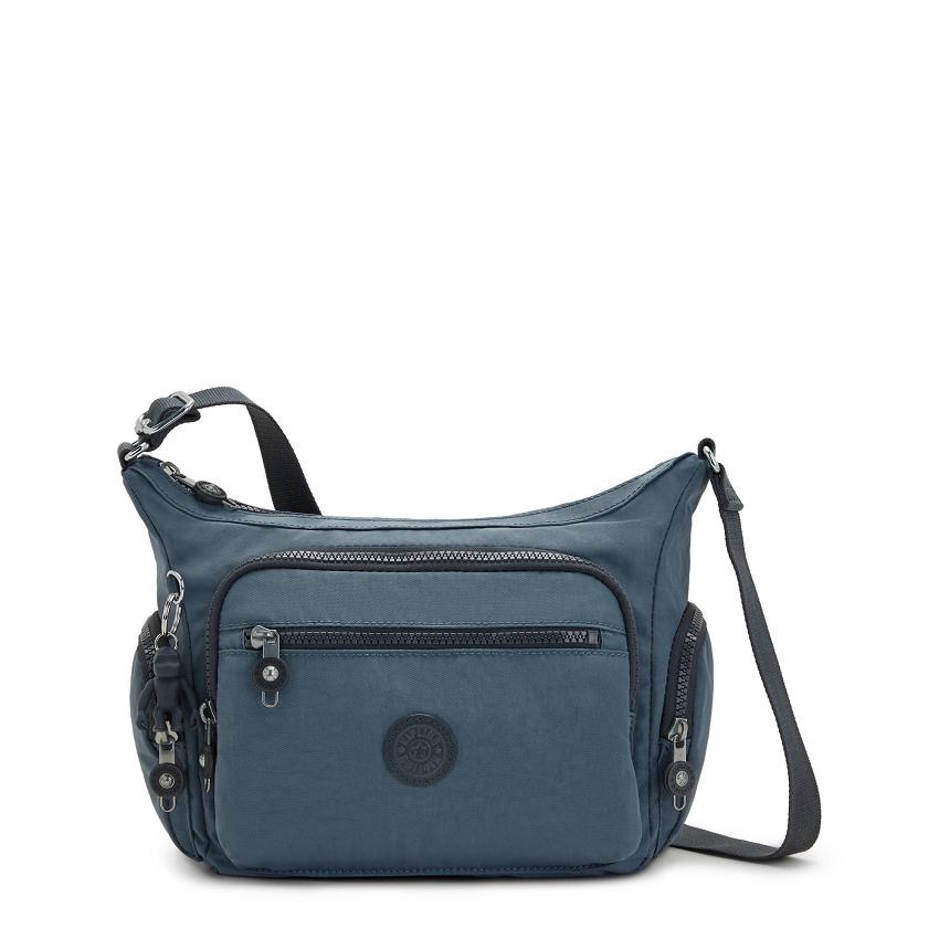 Bolsos Bandolera Kipling Gabbie Small Azul Marino Grises | MXKi1593F