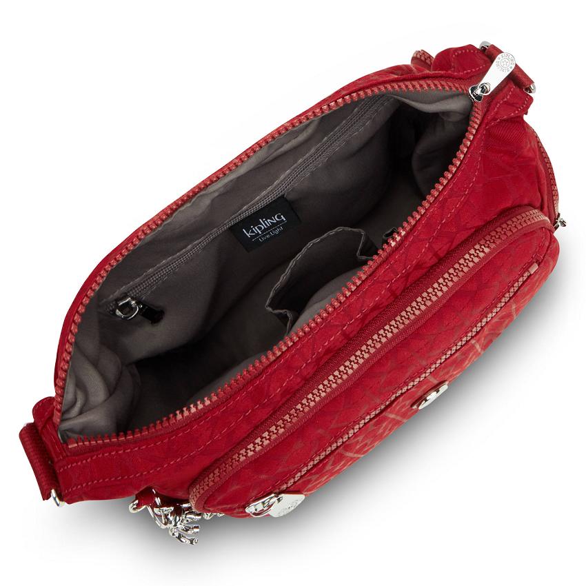 Bolsos Bandolera Kipling Gabbie Small Rojos | MXKi1587S