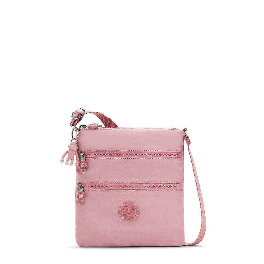 Bolsos Bandolera Kipling Keiko Lavanda Rosas | MXKi1640T