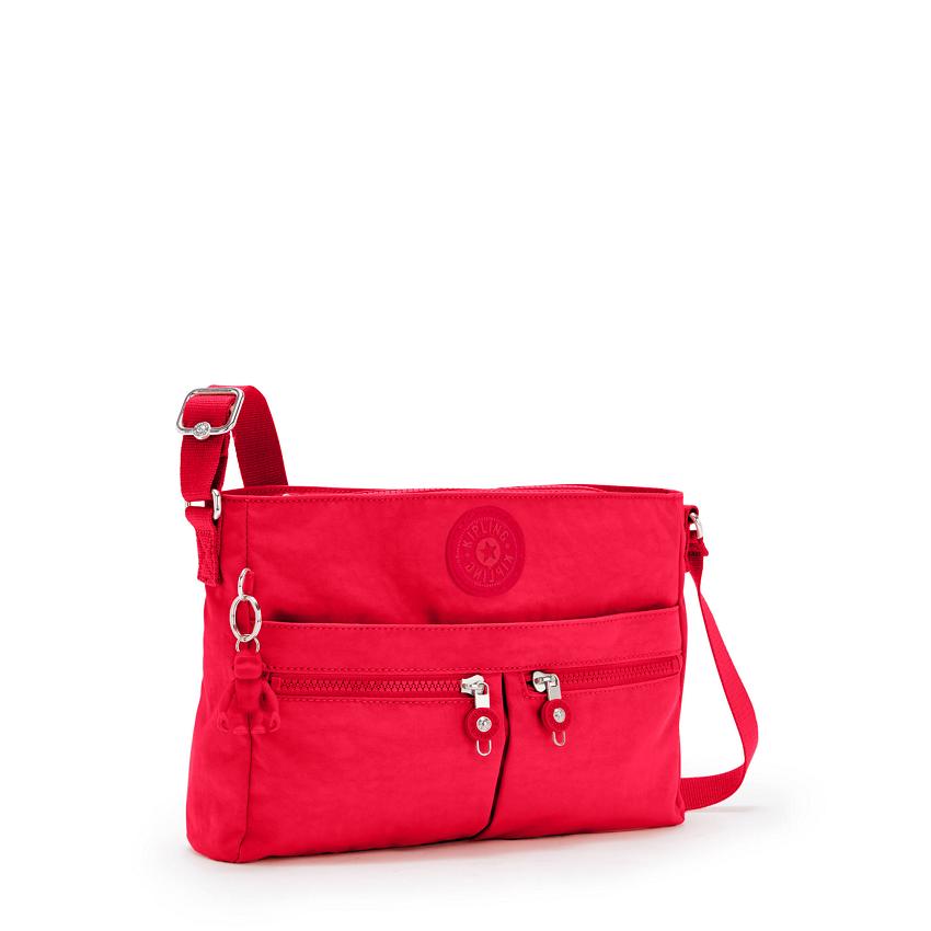 Bolsos Bandolera Kipling New Angie Rojos | MXKi1653L