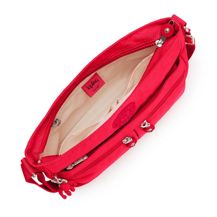 Bolsos Bandolera Kipling New Angie Rojos | MXKi1653L