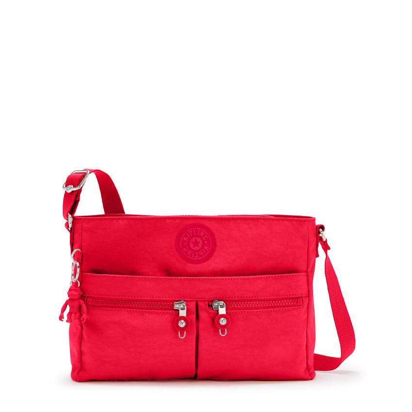 Bolsos Bandolera Kipling New Angie Rojos | MXKi1653L