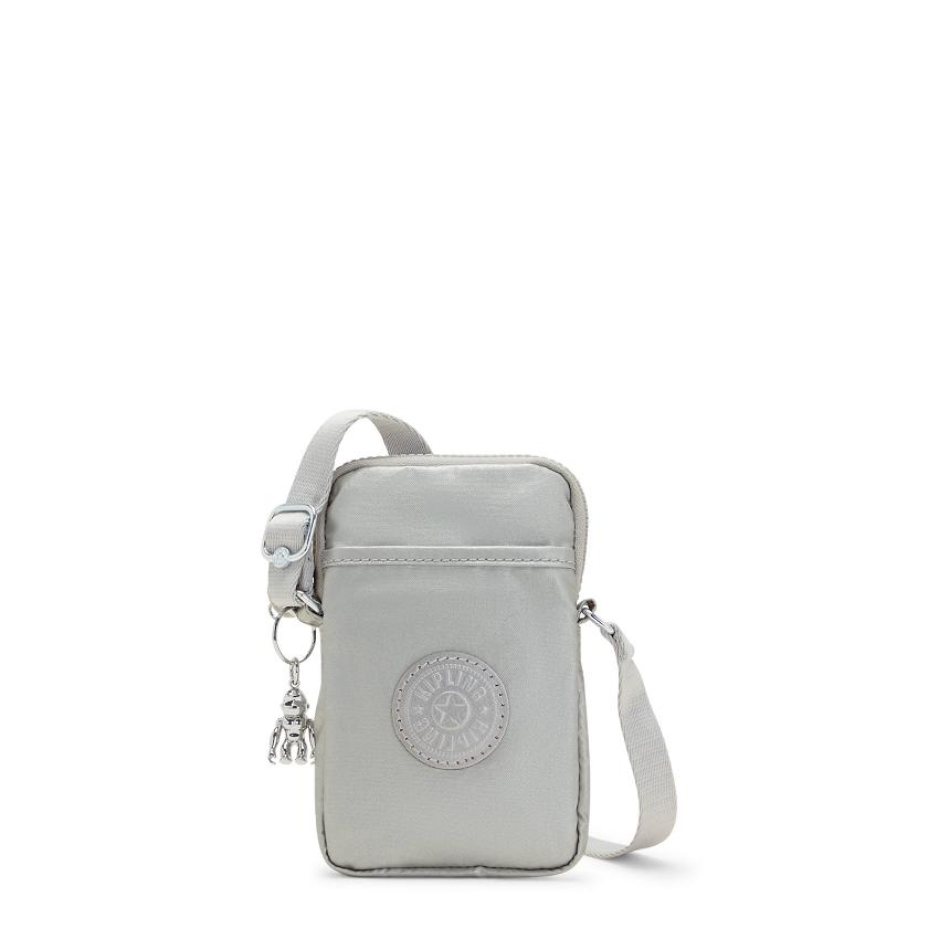 Bolsos Bandolera Kipling Tally Plateados | MXKi1697G