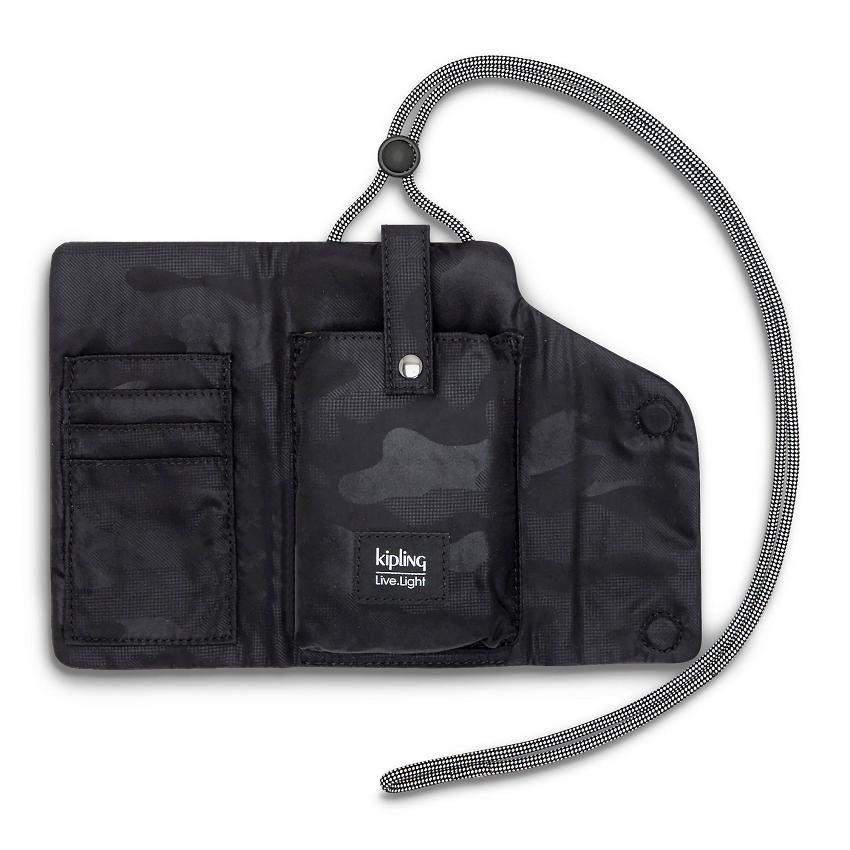 Bolsos Bandolera Kipling Willis Negros Camuflados | MXKi1705F