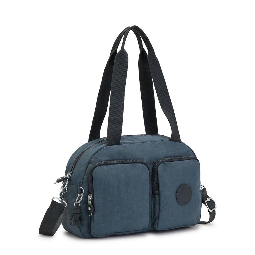 Bolsos De Hombro Kipling Cool Defea Azul Marino Grises | MXKi1950G