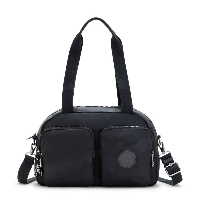 Bolsos De Hombro Kipling Cool Defea Negros Camuflados | MXKi1945P