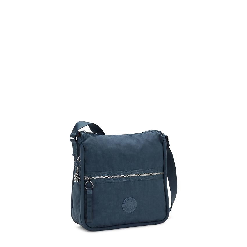 Bolsos De Hombro Kipling Oswin Azul Marino Grises | MXKi1985G