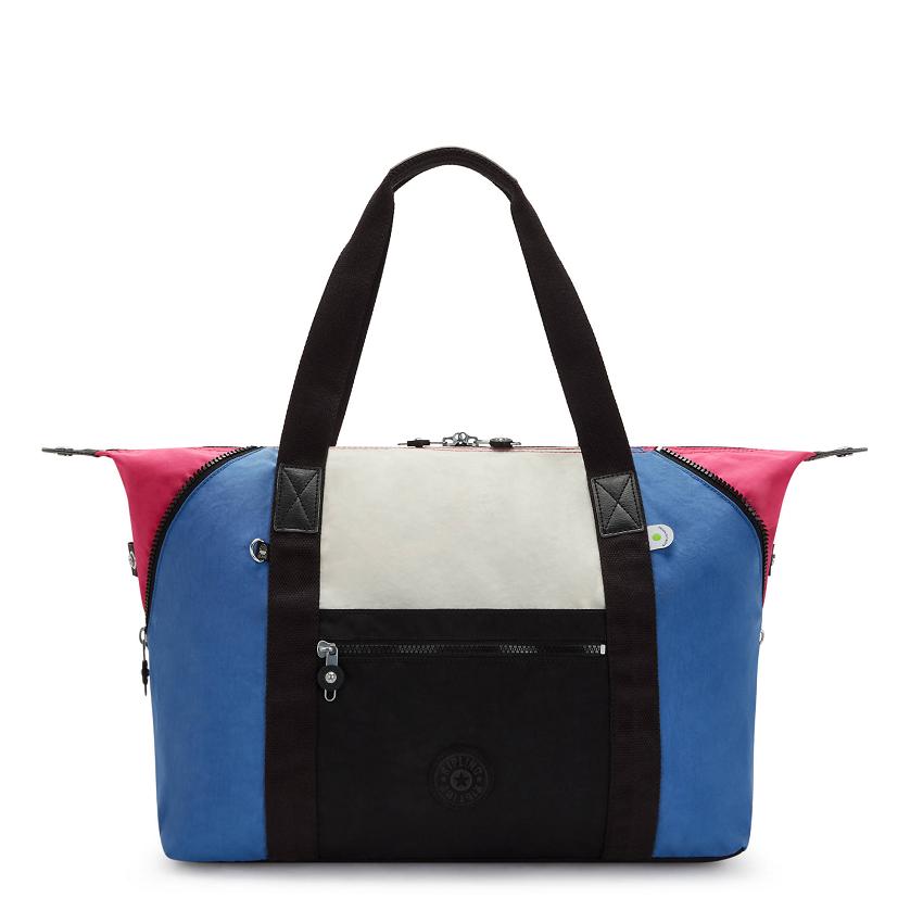 Bolsos De Viaje Kipling Art Medium Azules Rosas | MXKi2022G