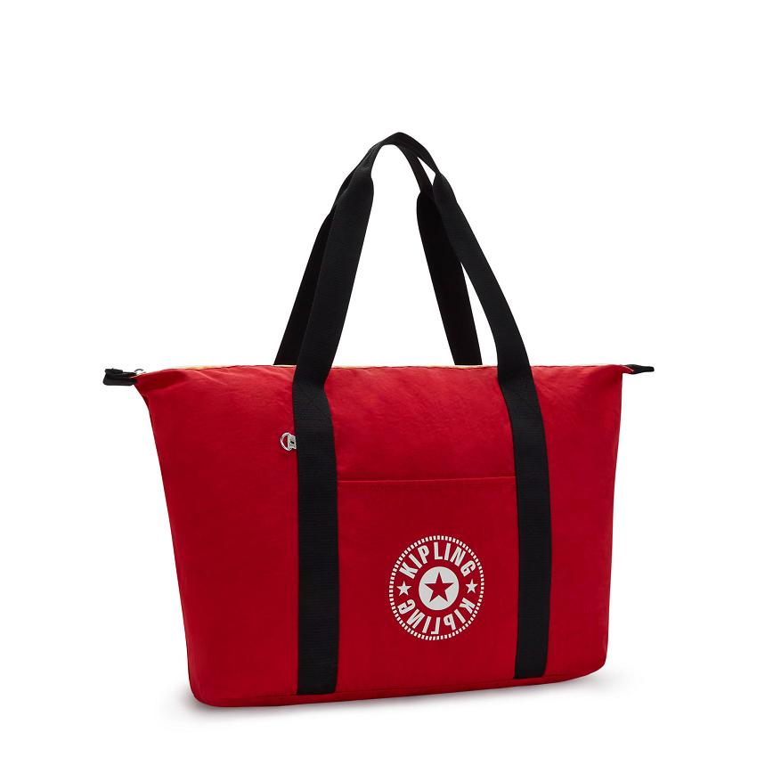 Bolsos De Viaje Kipling Art Medium Lite Rojos | MXKi2024S