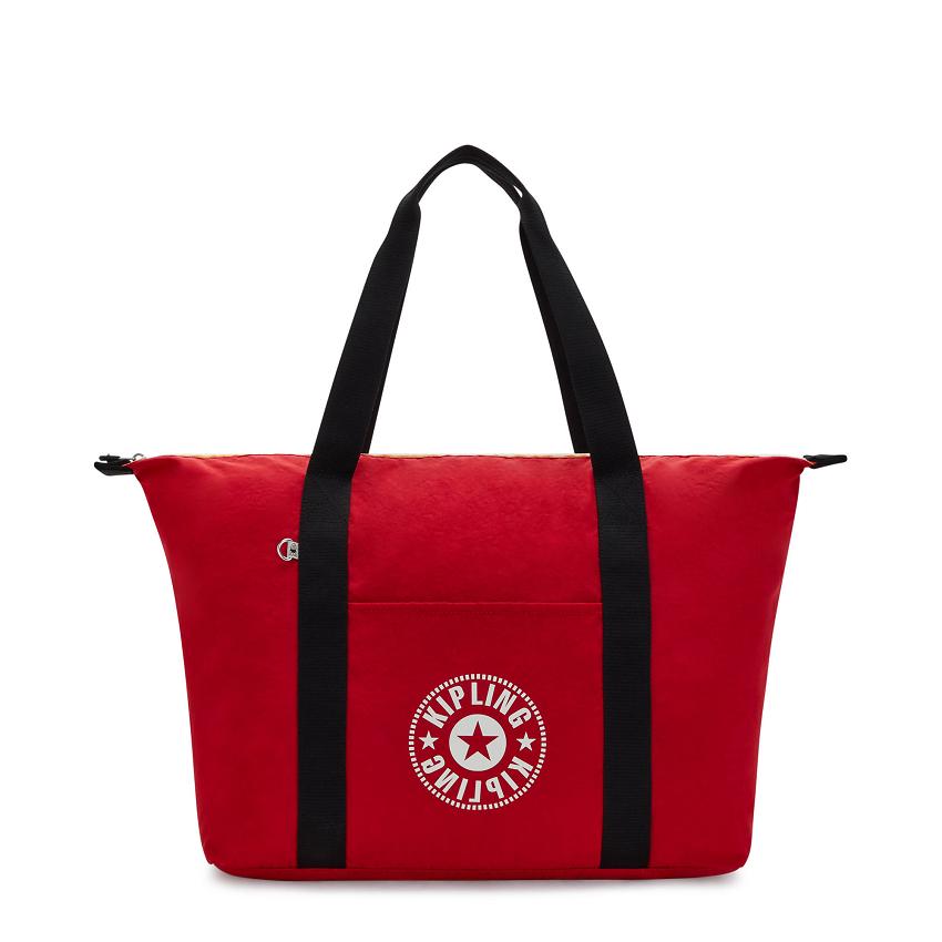 Bolsos De Viaje Kipling Art Medium Lite Rojos | MXKi2024S