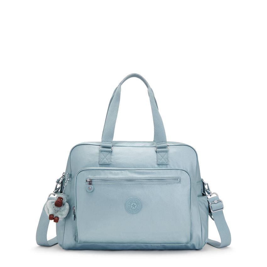 Bolsos Metalicas Kipling Alanna Turquesa Metal | MXKi1803S