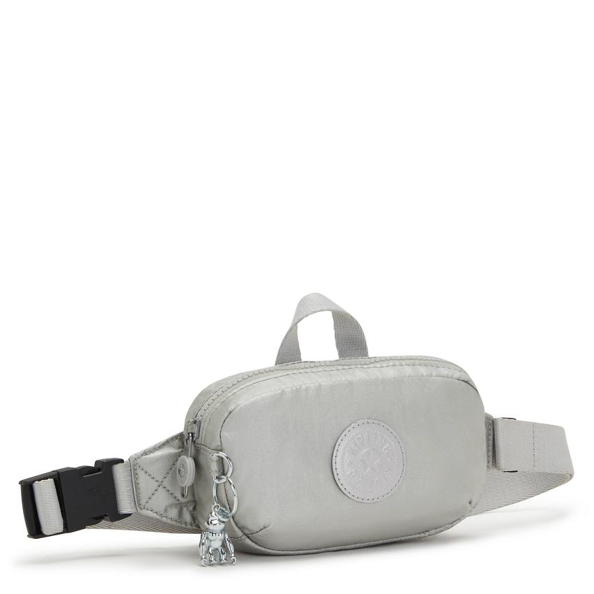 Bolsos Metalicas Kipling Alys Plateados | MXKi1806G