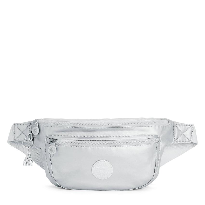 Bolsos Metalicas Kipling Yasemina Plateados | MXKi1828S