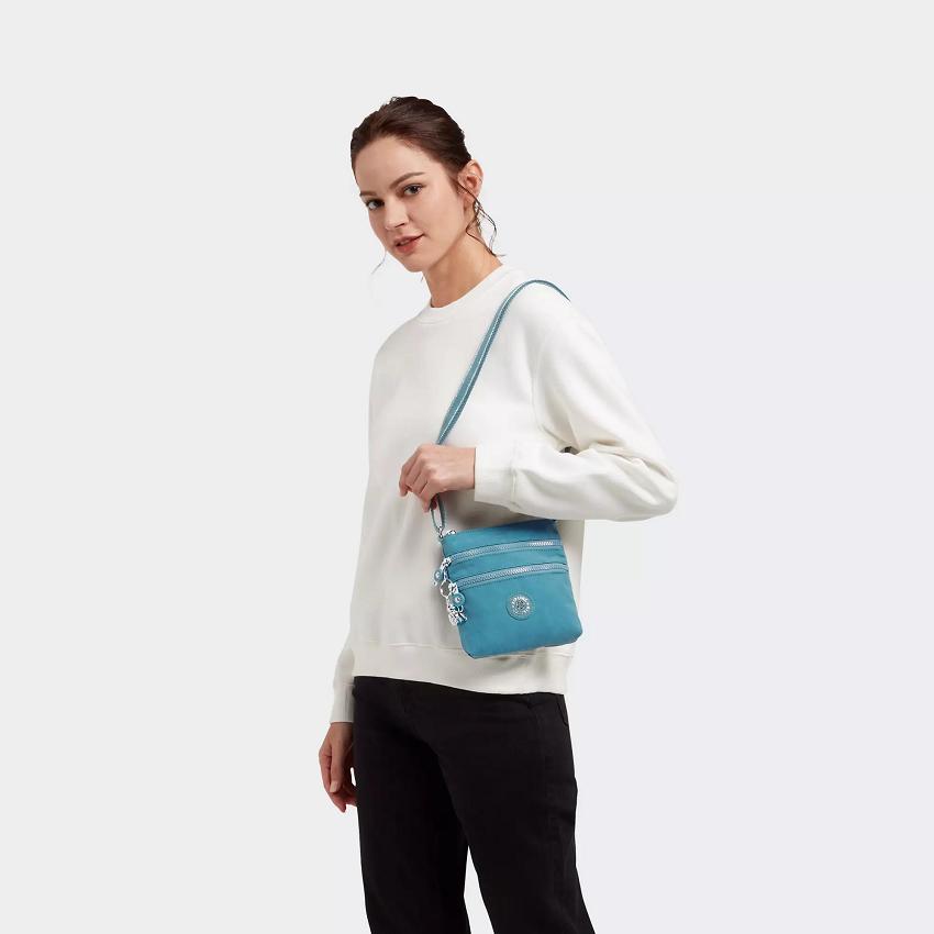 Bolsos Pequeños Kipling Alvar Extra Small Turquesa | MXKi1832K