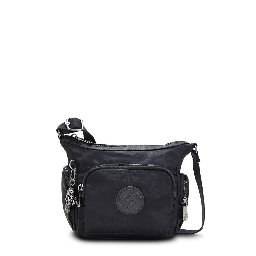 Bolsos Pequeños Kipling Gabbie Mini Negros Camuflados | MXKi1863A