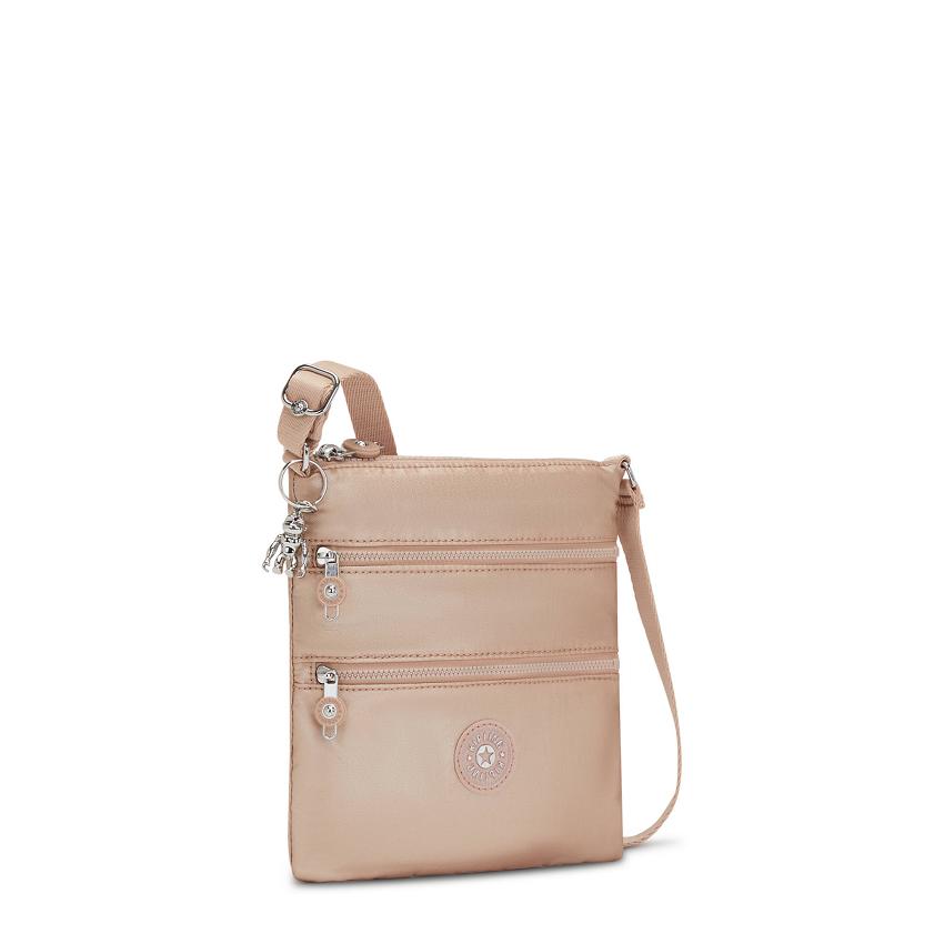 Bolsos Pequeños Kipling Keiko Dorados Metal | MXKi1876F