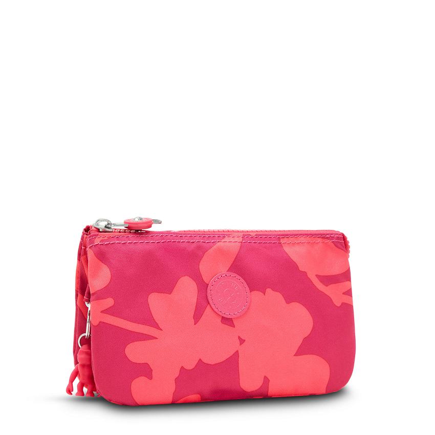 Estuches Para Lapices Kipling Creativity Large Coral Flores | MXKi2148O