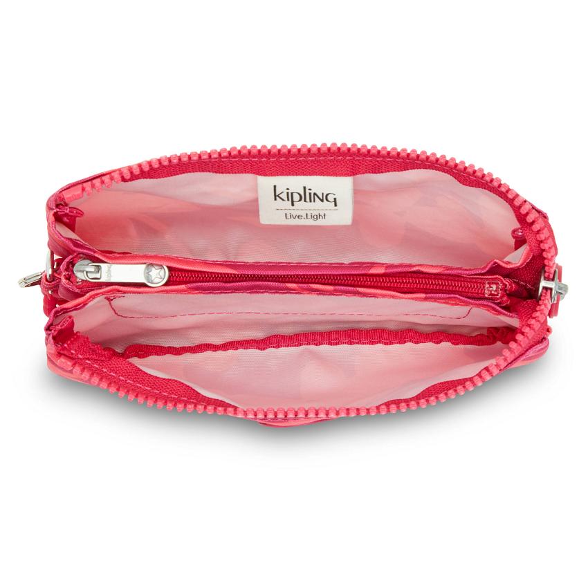 Estuches Para Lapices Kipling Creativity Large Coral Flores | MXKi2148O