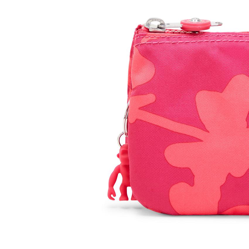 Estuches Para Lapices Kipling Creativity Large Coral Flores | MXKi2148O