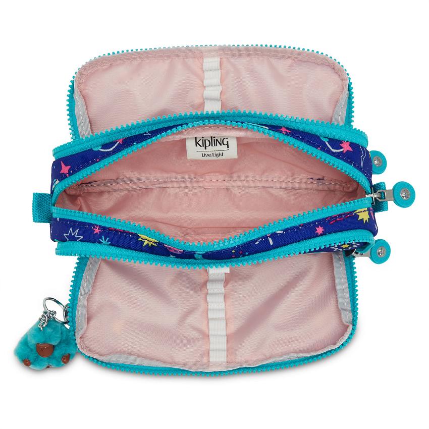 Estuches Para Lapices Kipling Gitroy Azules | MXKi2152S